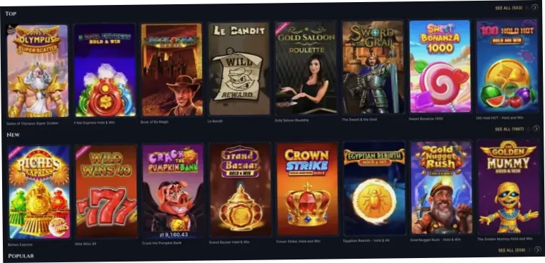 Tragaperras de Cazeus Casino